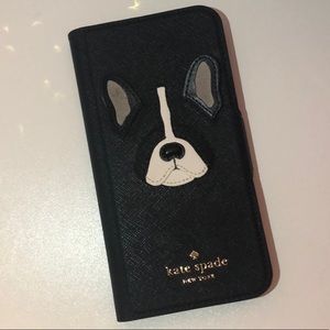 Kate Spade Antoine Boston terrier folio case